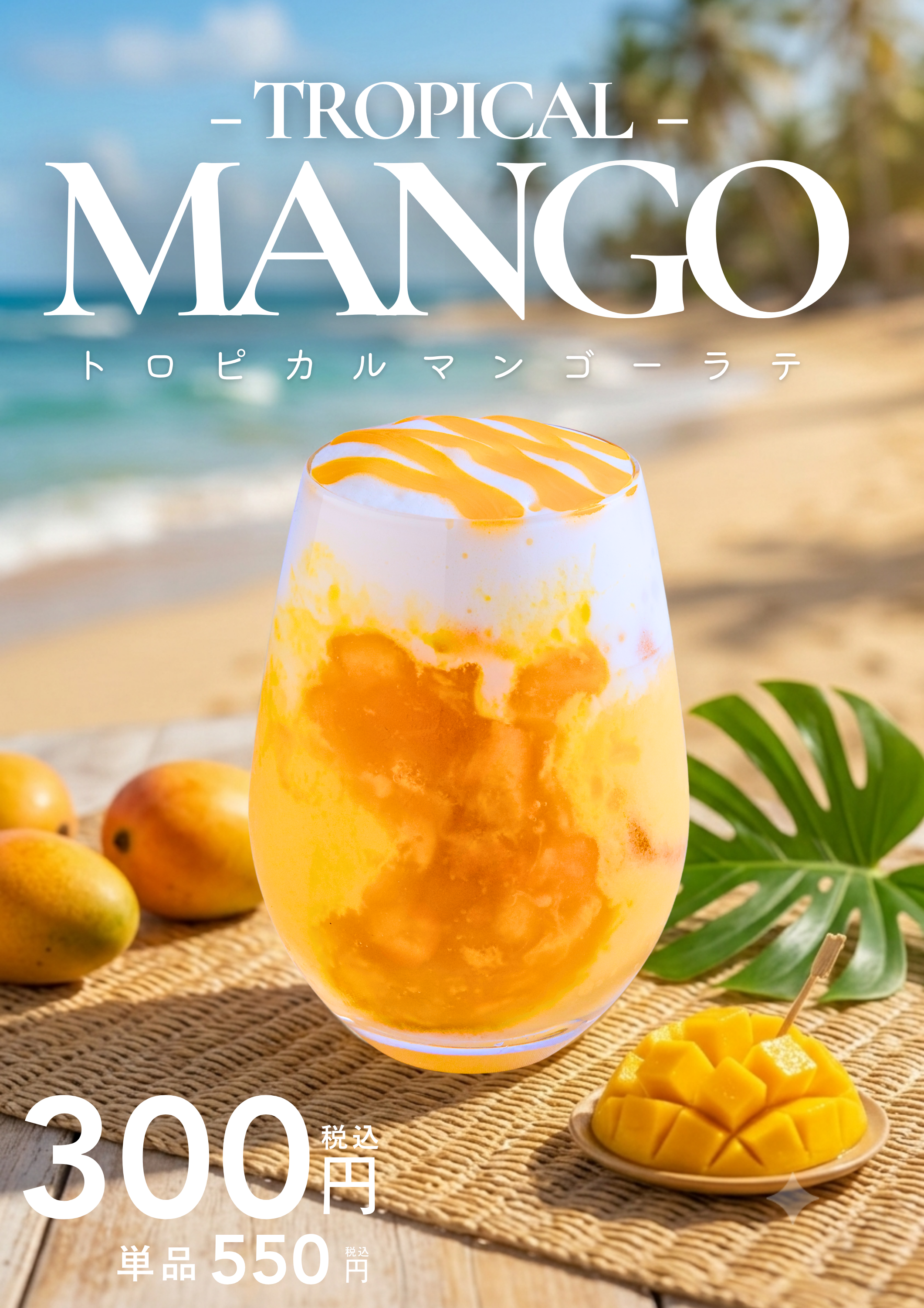 トロピカルマンゴーラテ