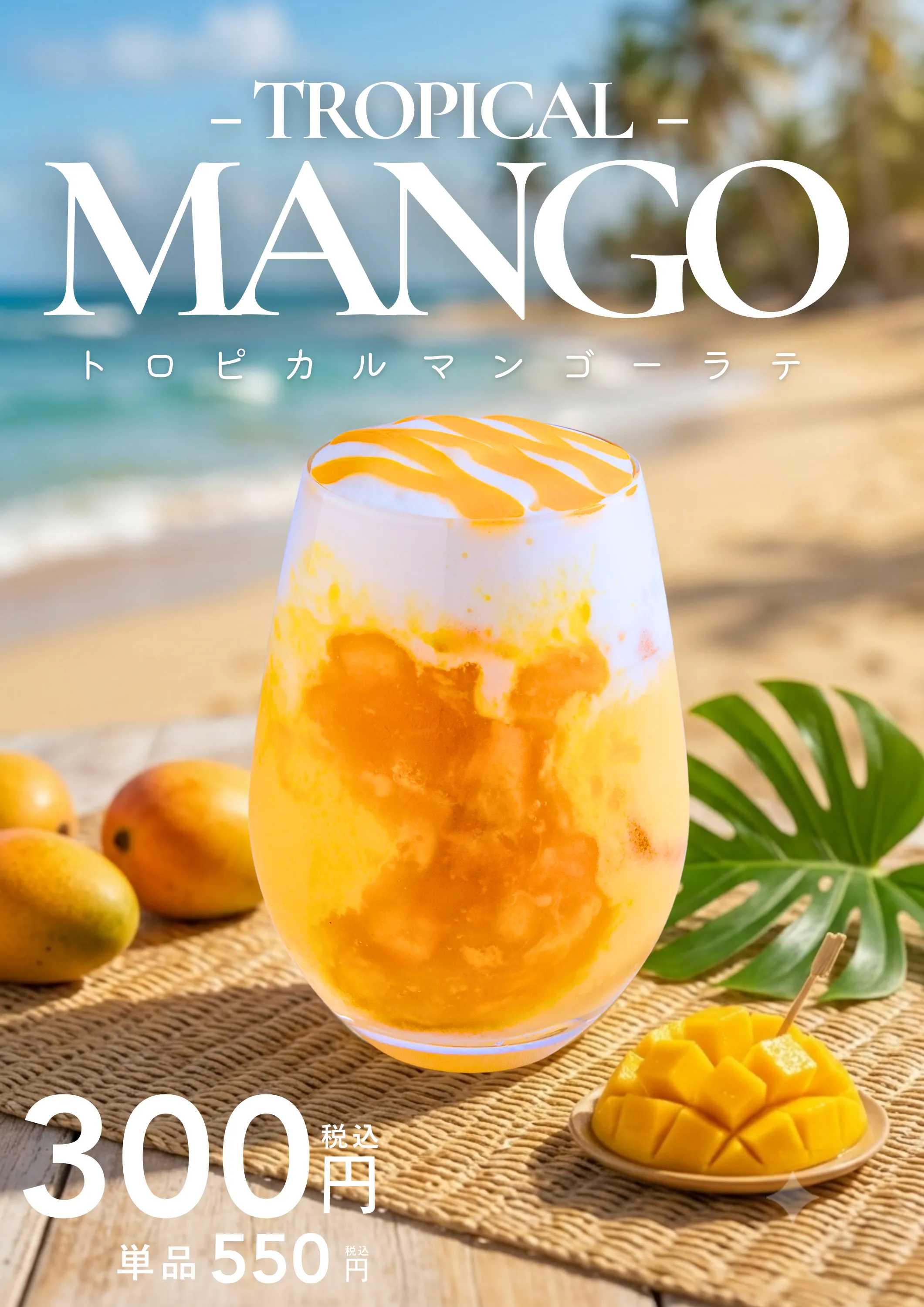 トロピカルマンゴーラテ