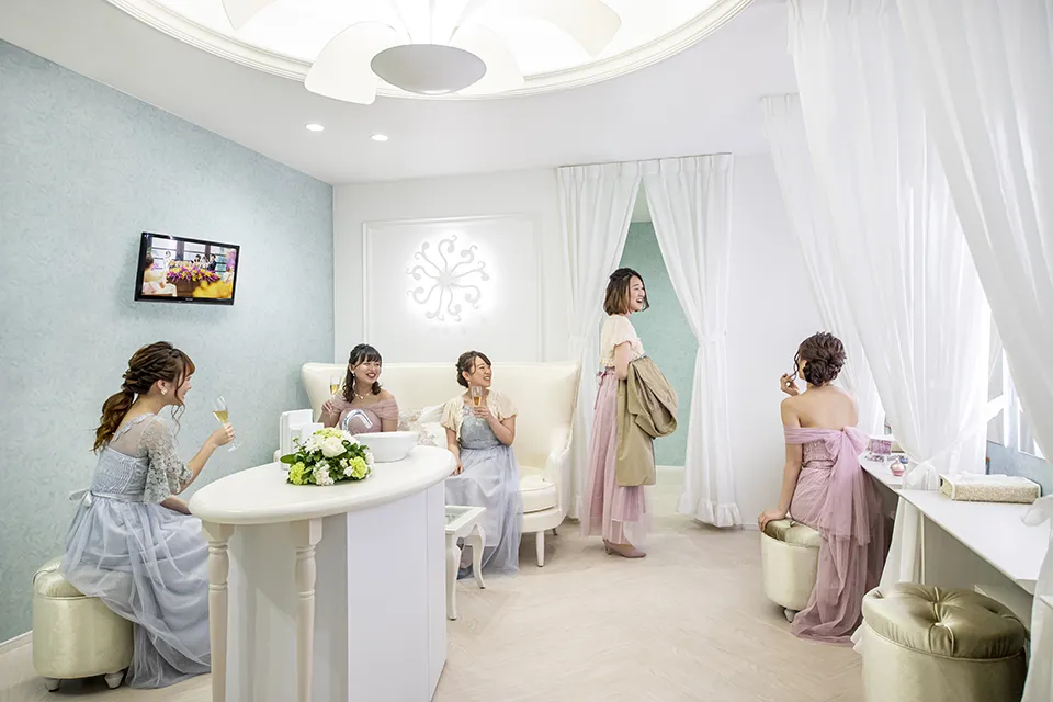 女性専用のパウダールーム
