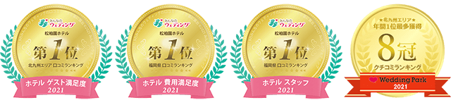 結婚式場人気ランキング